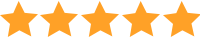 Blank orange background divided by white line.